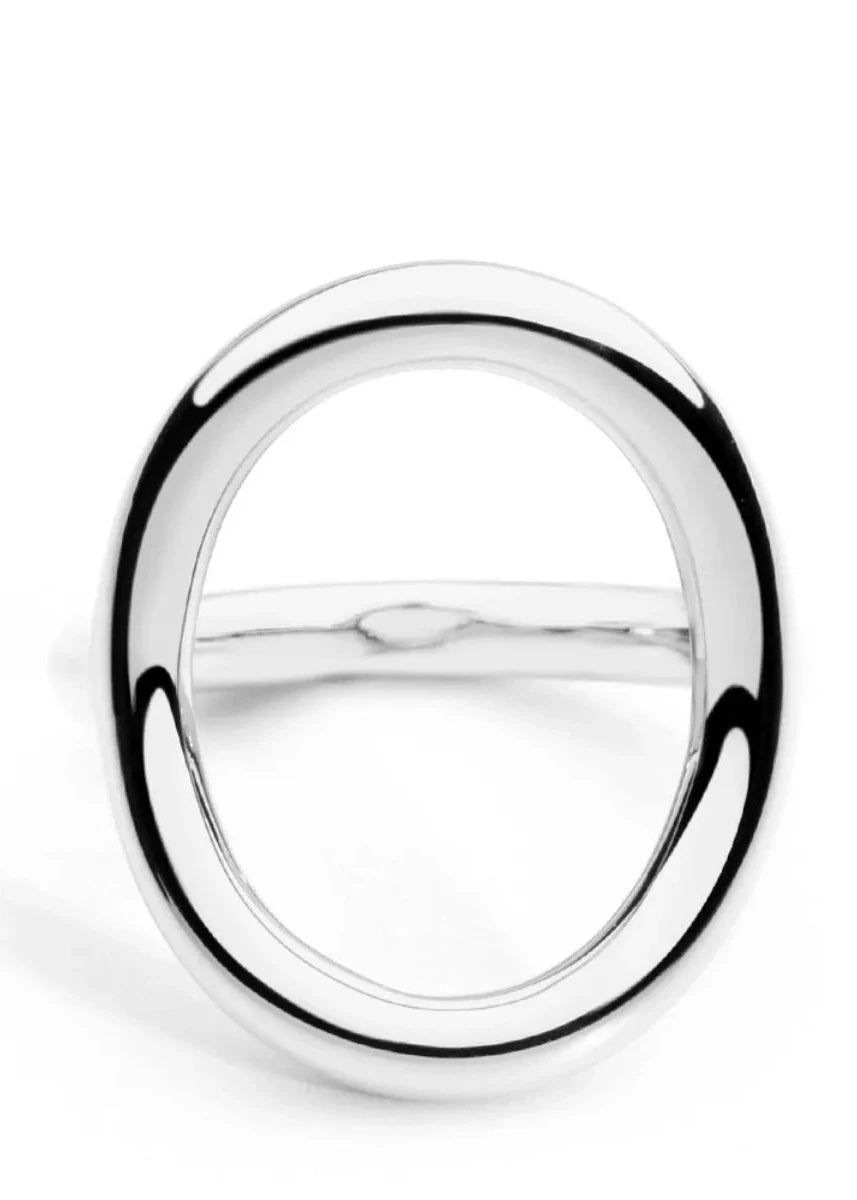 18K Gold-Plated Copper Round Ring - Poet Street Boutique