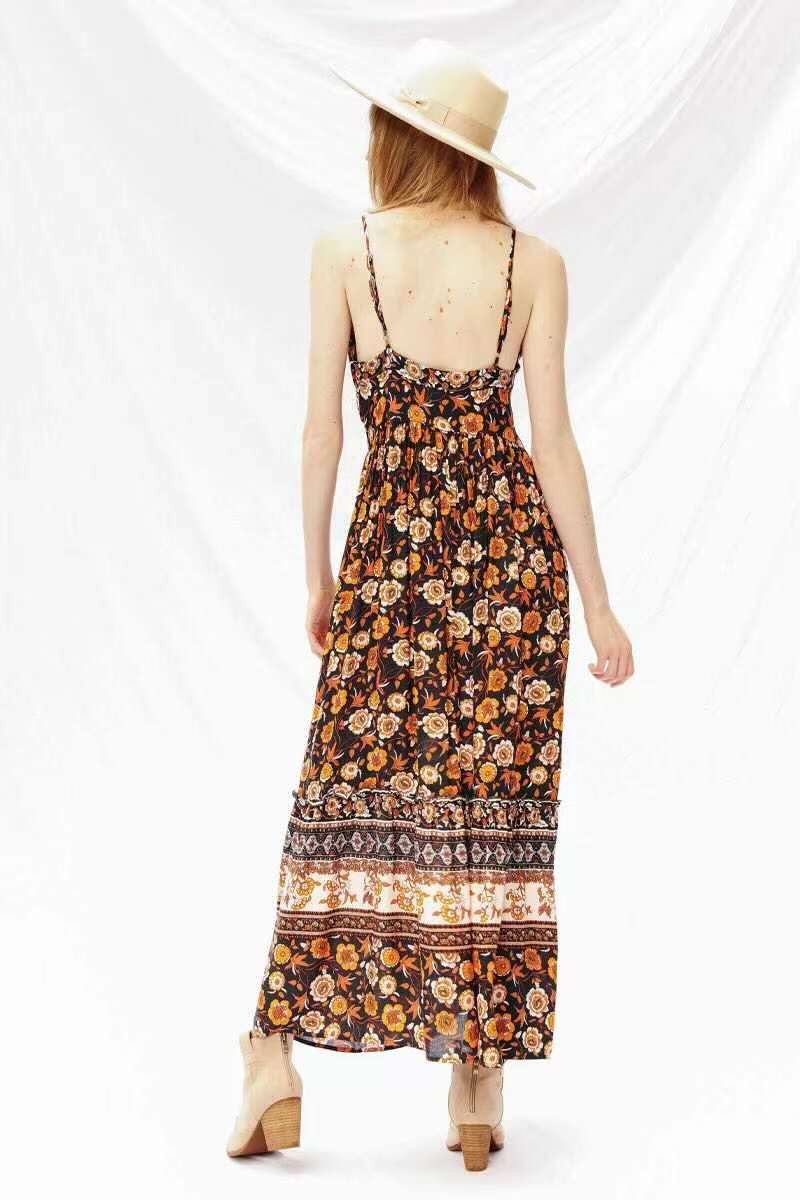 Miss Sparkling Floral Maxi Dress