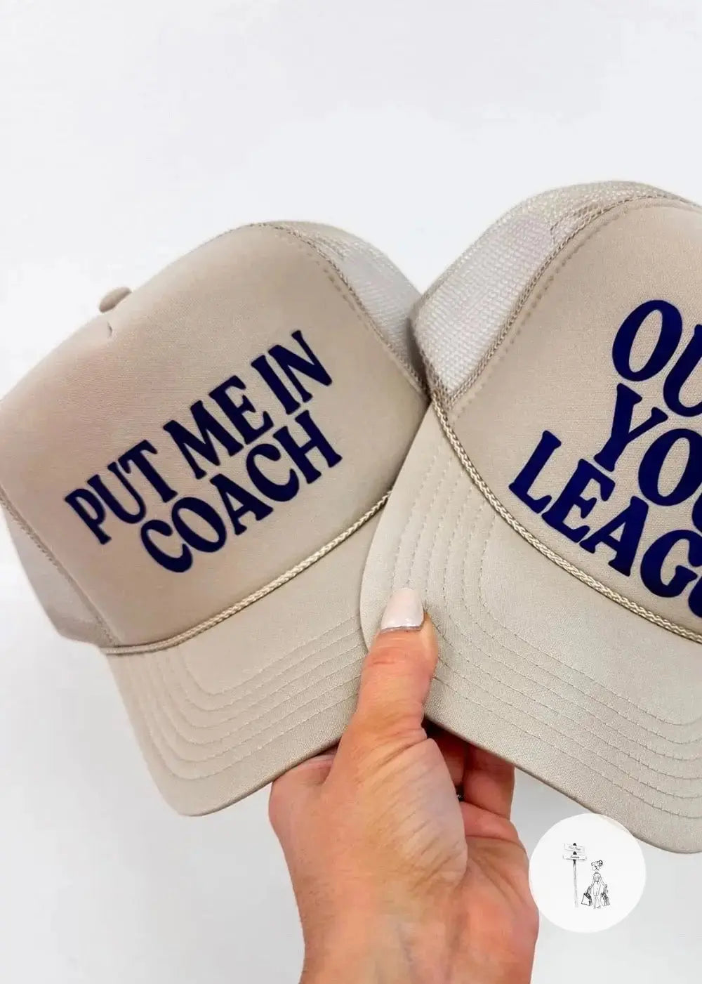 Put me in coach trucker hat