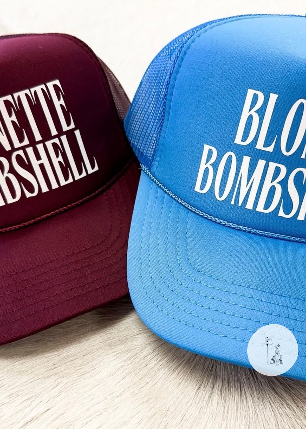 Bombshell Trucker Hat - Poet Street Boutique