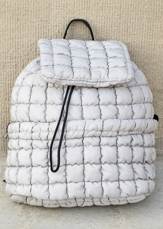 Stevie Quilted Puffer Backpack