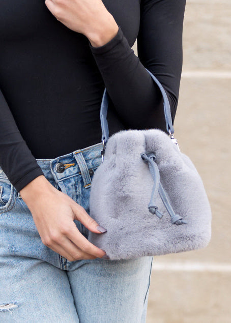Elle Convertible Plush Top Handle Crossbody