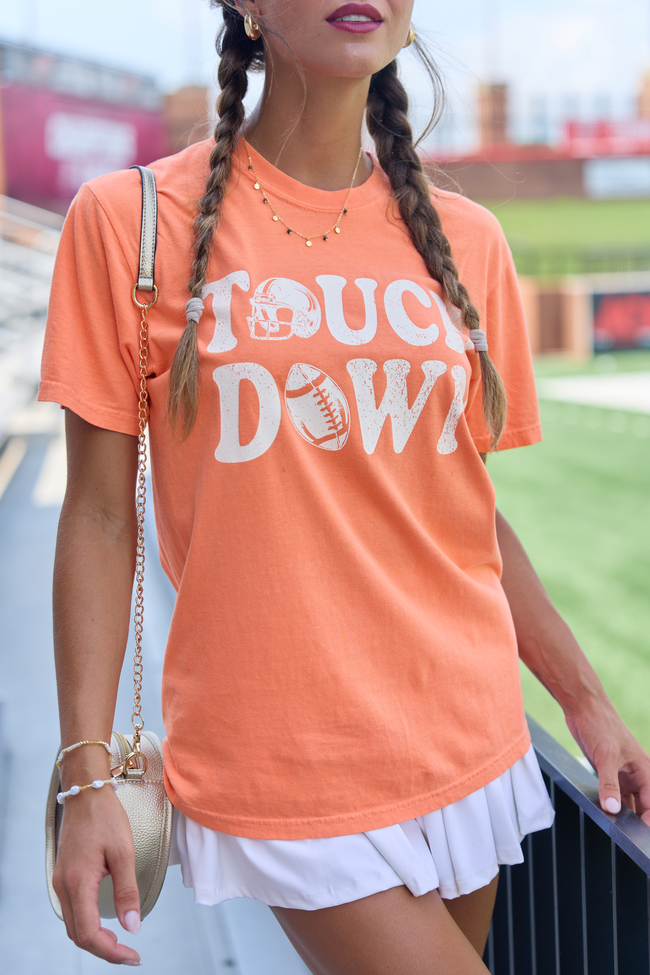 Comfort Colors Touchdown Melon Graphic Tee