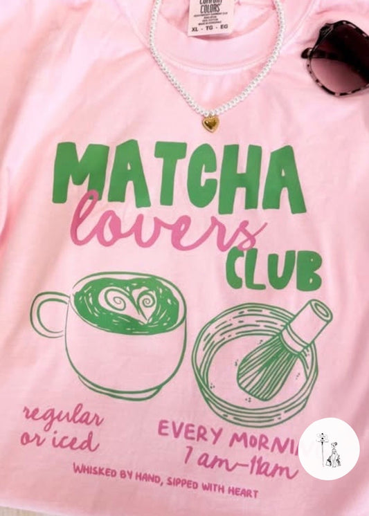 Matcha Lover’s Club Cotton Graphic Tee