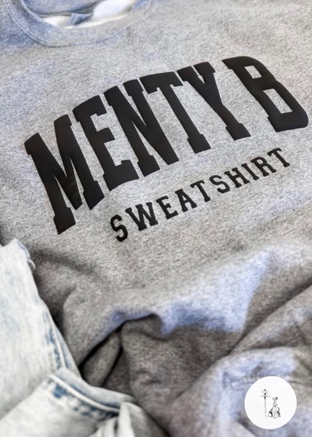Menty B Puff Print Sweatshirt Poet Street Boutique
