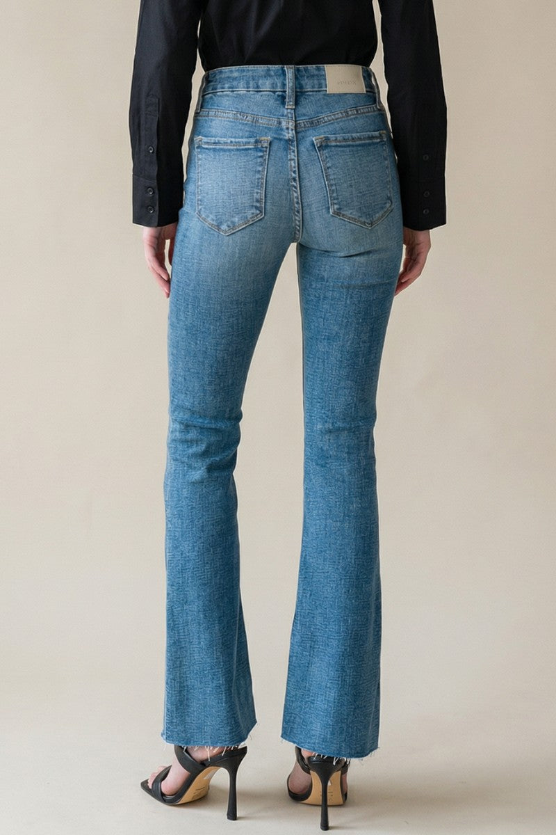 Artemis Vintage Paisley High Rise Flare Jeans