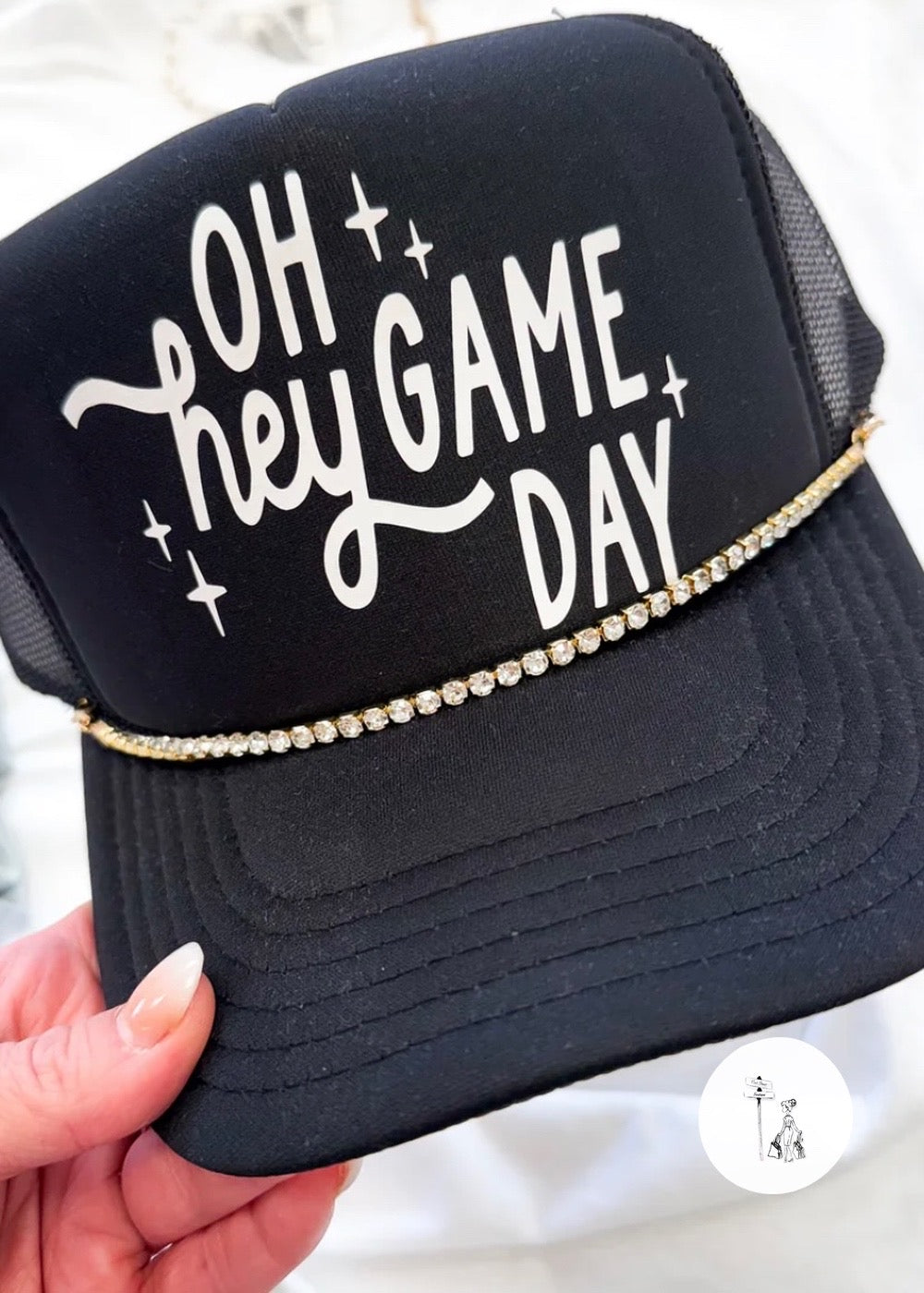 Oh Hey Game Day Trucker Hat Poet Street Boutique