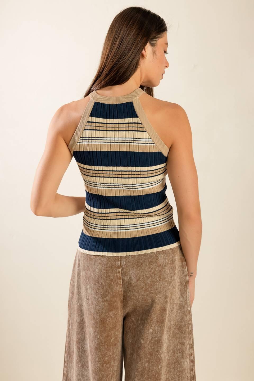 Flying Tomato Anytime Now Knit Sweater Tank
