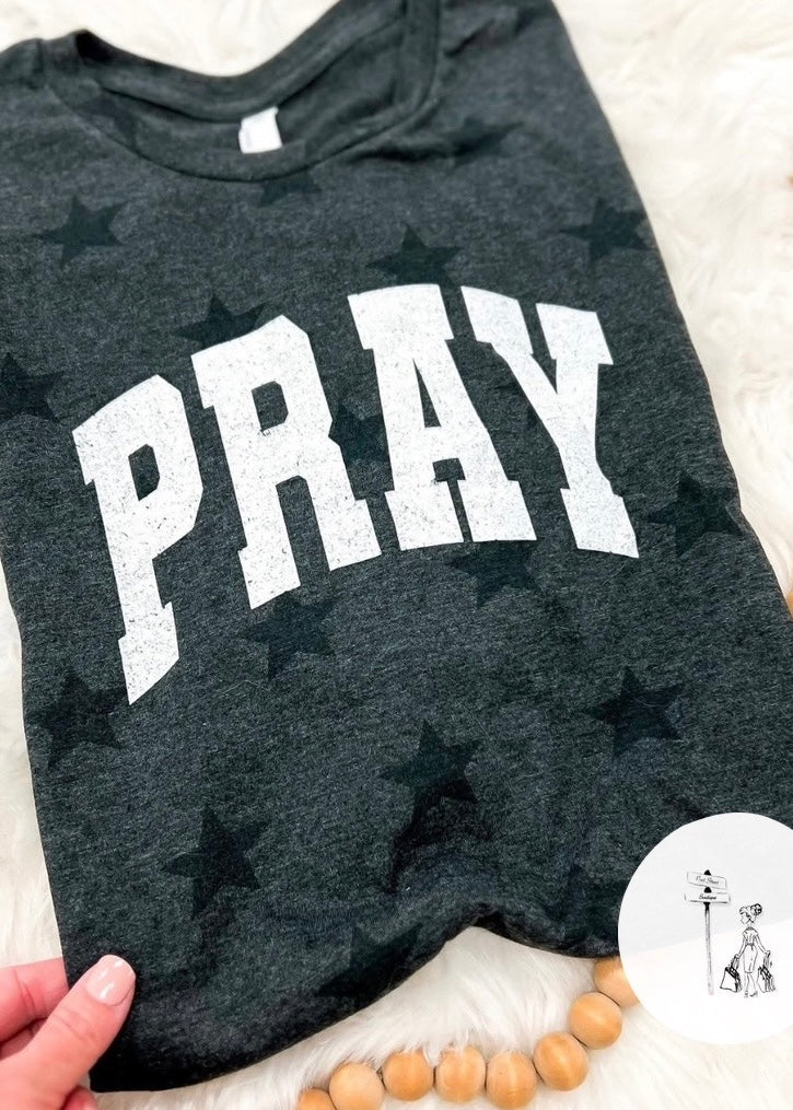 PRAY Star Graphic Print Tee Poet Street Boutique