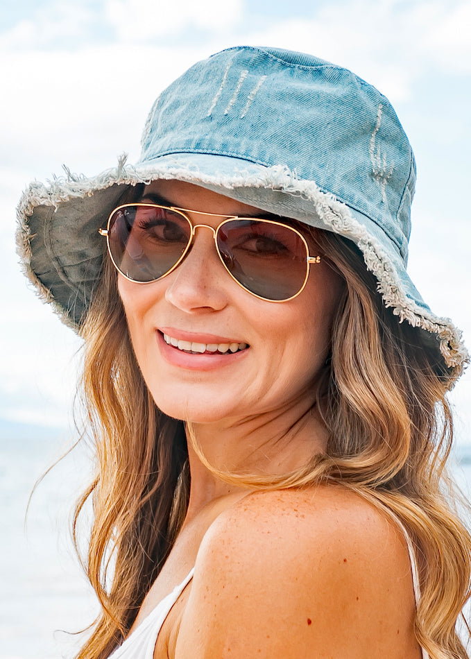 Denim Bucket Hat