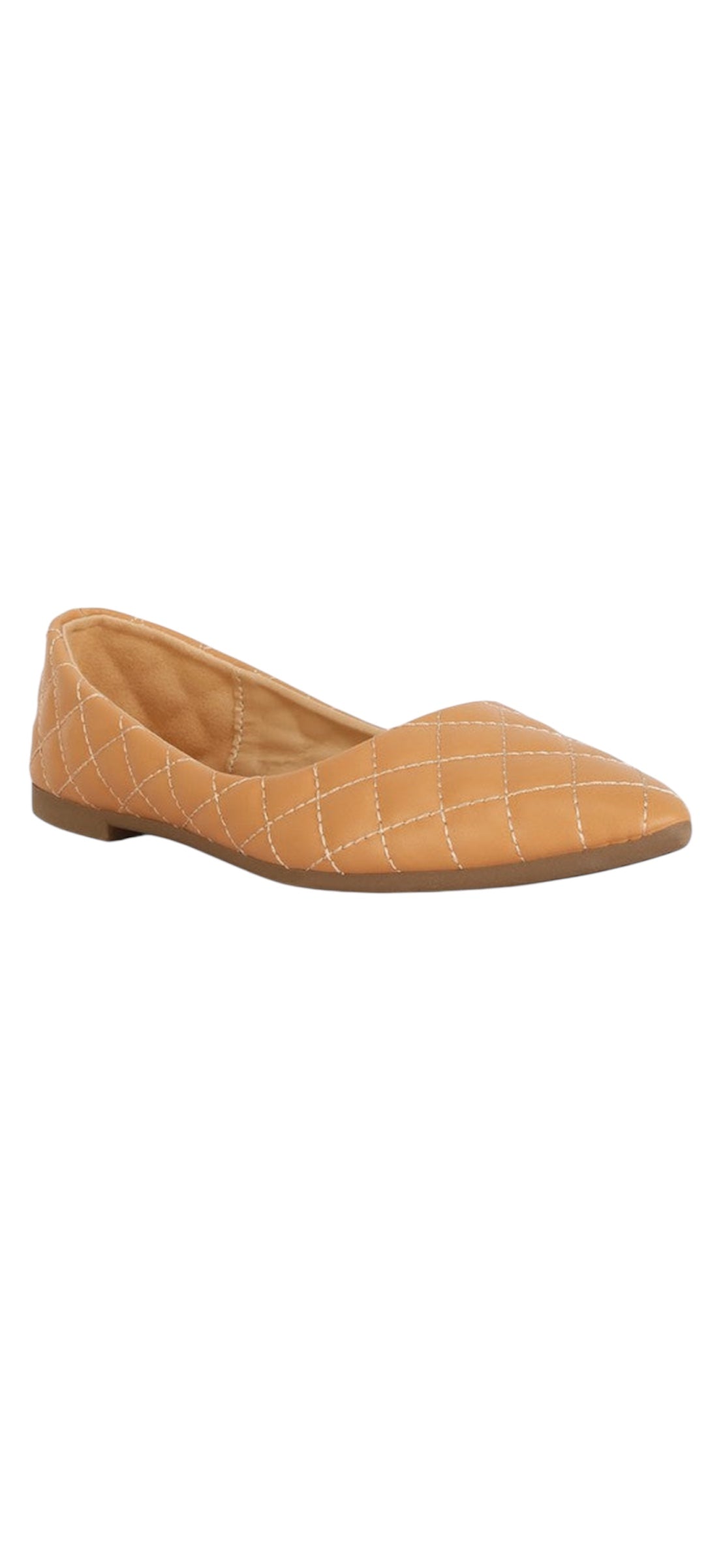 Rikhani Quilted Detail Ballet Flats Rag Company