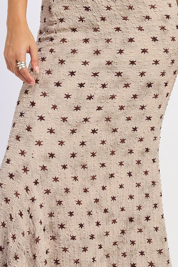 Ismerie Star Detail Maxi Dress