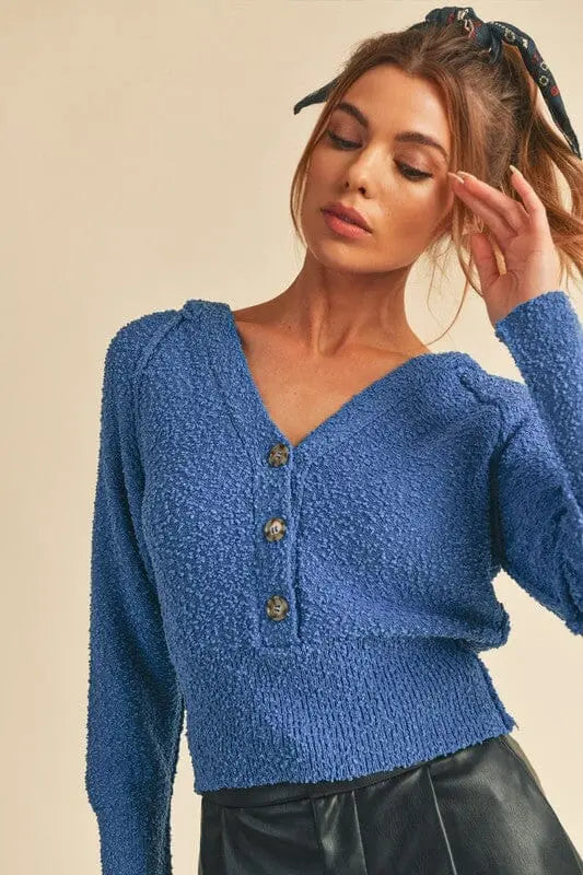 Aemi + Co Sona Knit Pullover Hoodie sweater hoodie Aemi + Co