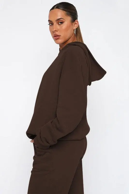 Comfy Two Piece Hoodie And Sweatpant Set Hoodie and sweatpant set Poet Street Boutique