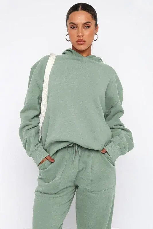 Comfy Two Piece Hoodie and Sweatpants Set 2 piece hoodie and pants set Poet Street Boutique