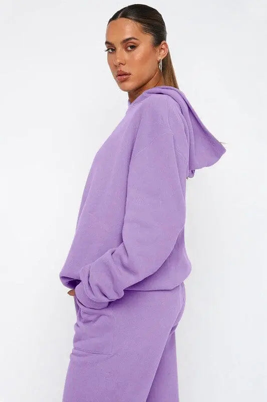 Comfy Two Piece Hoodie and Sweatpants Set 2 piece hoodie and pants set Poet Street Boutique