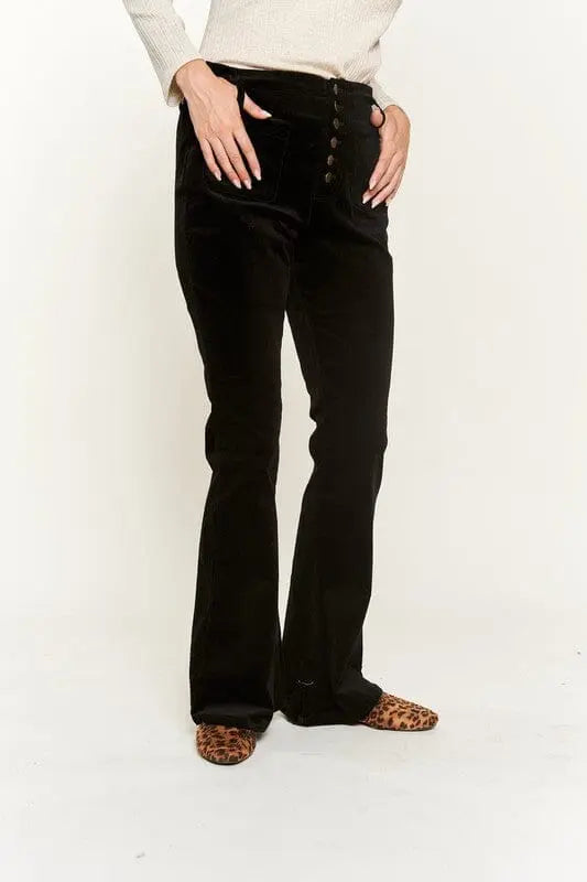 CORDUROY FLARE PANTS Jade By Jane