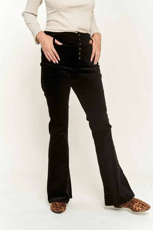 CORDUROY FLARE PANTS Jade By Jane