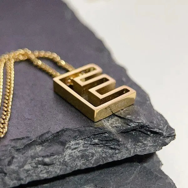 Cutout Initial Letter Personalized Necklace Dani & Em