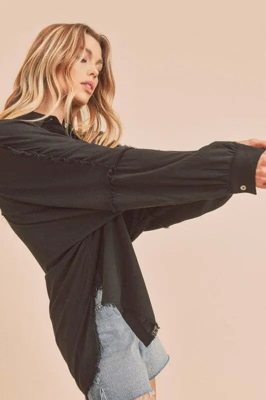 Delilah Shirt Aemi + Co BLACK S