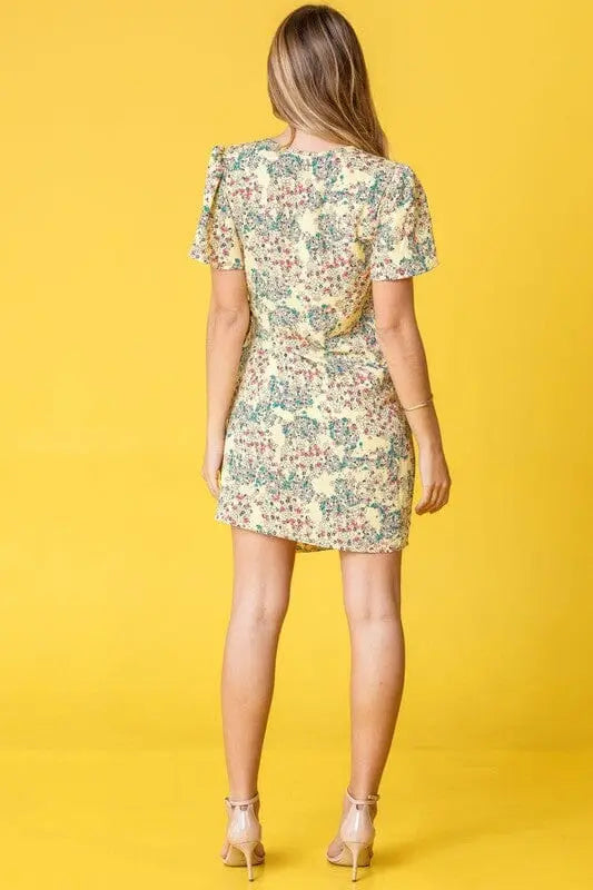Ditsy Floral Wrap Dress floral wrap dress Poet Street