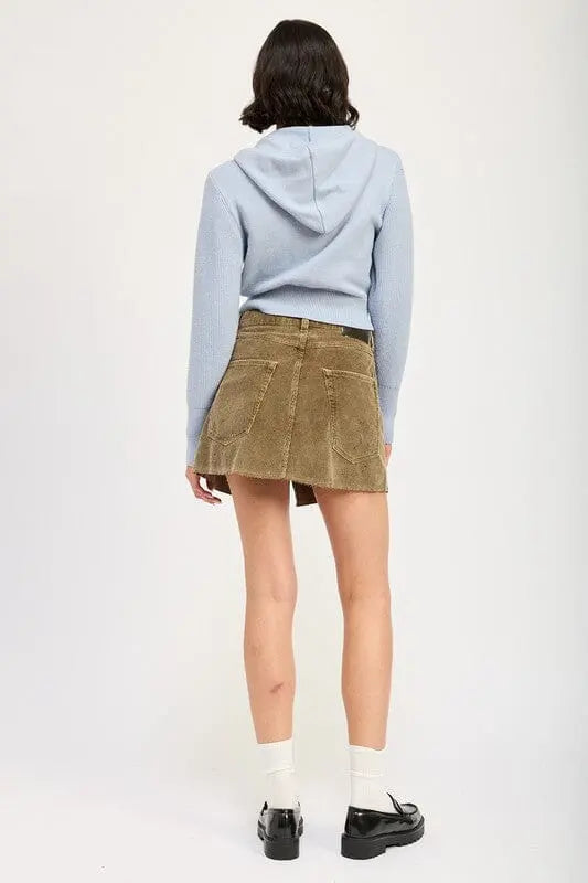 Emory Park Crop Zip Up Hoodie zip up hoodie Emory Park