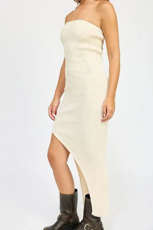 Emory Park Ribbed Tube Dress ribbed maxi Dress Emory Park