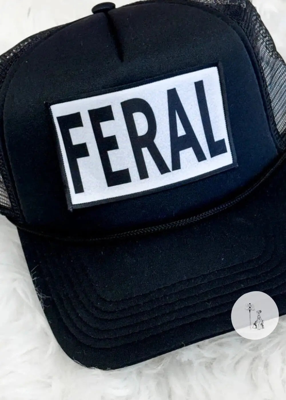 FERAL Trucker Hat feral Trucker Hat Poet Street Boutique