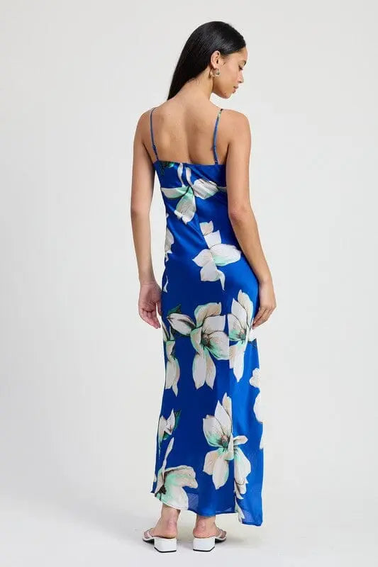 FLORAL BIAS MAXI DRESS Emory Park