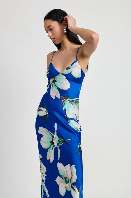 FLORAL BIAS MAXI DRESS Emory Park