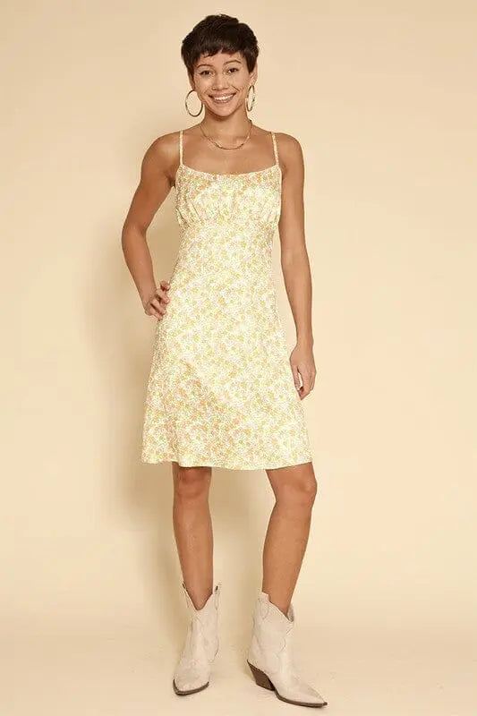 Floral midi dress Miss Sparkling