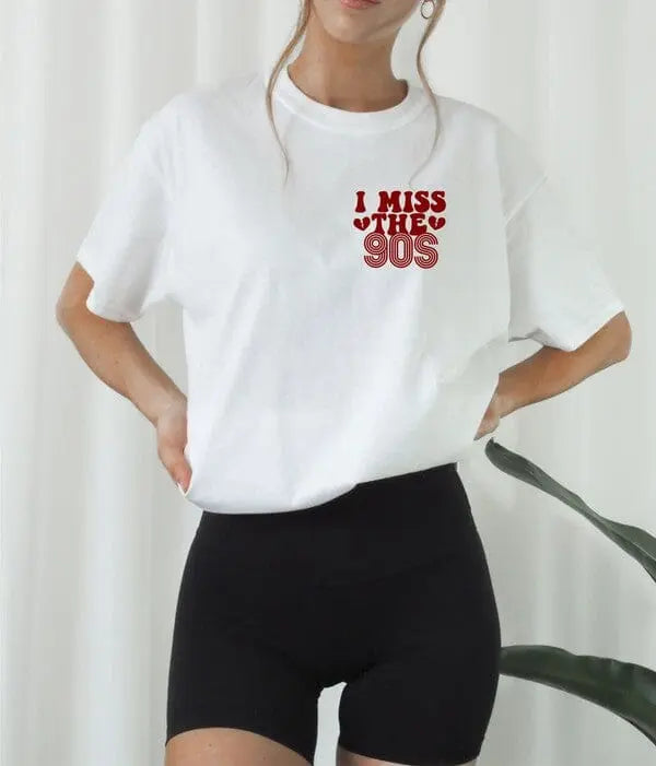 I Miss The 90s Softstyle Tee 90's graphic tee Poet Street Boutique