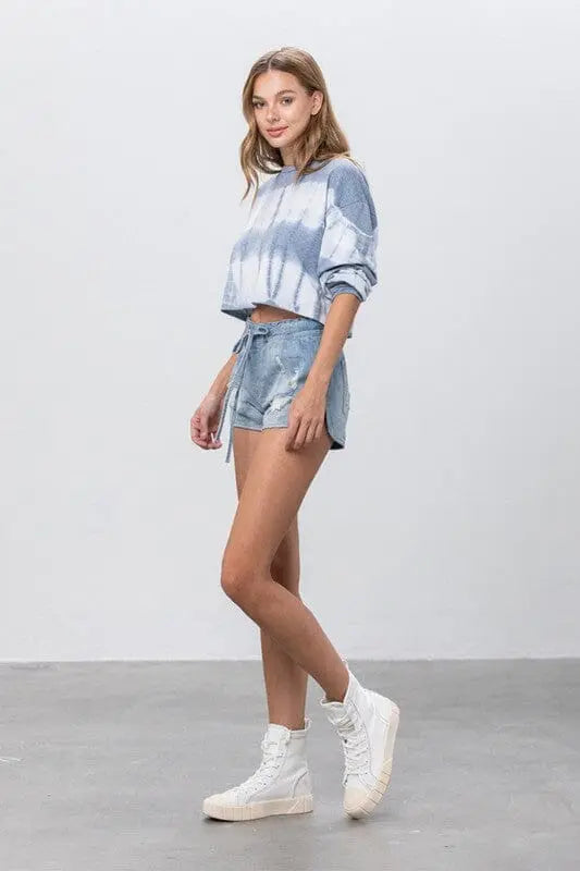 Insane Gene Mid Rise Jogger Shorts drawstring shorts Insane Gene
