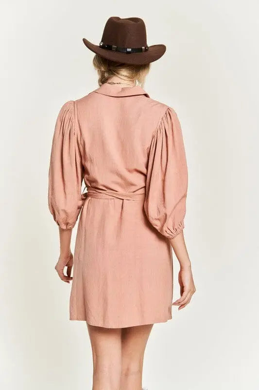 Jade By Jane Belted Dress belted dress Jade By Jane