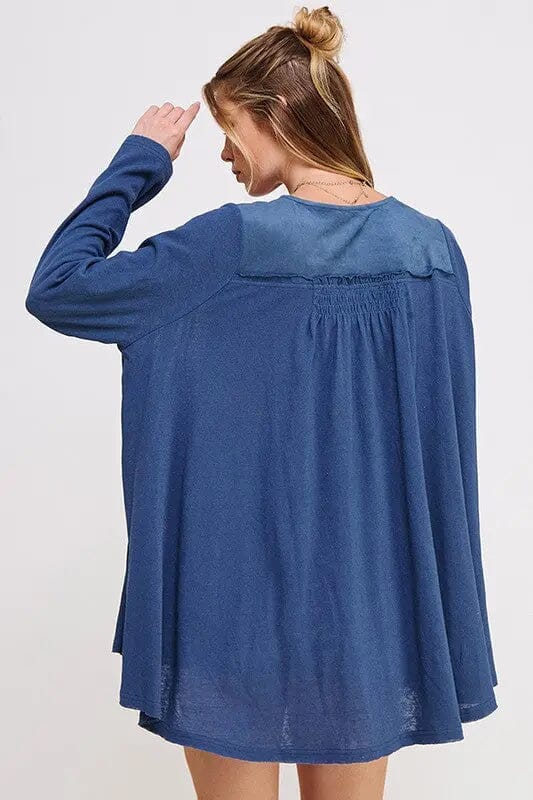 Jade By Jane Oversized Button Down Tunic Oversized wide fit button down tunic Jade By Jane