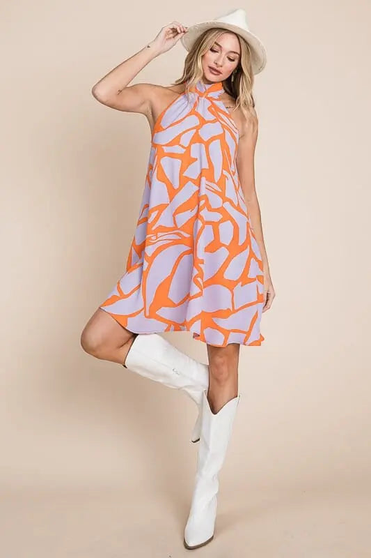 Jade By Jane Resort Halter Neck Sundress halter mini dress Jade By Jane