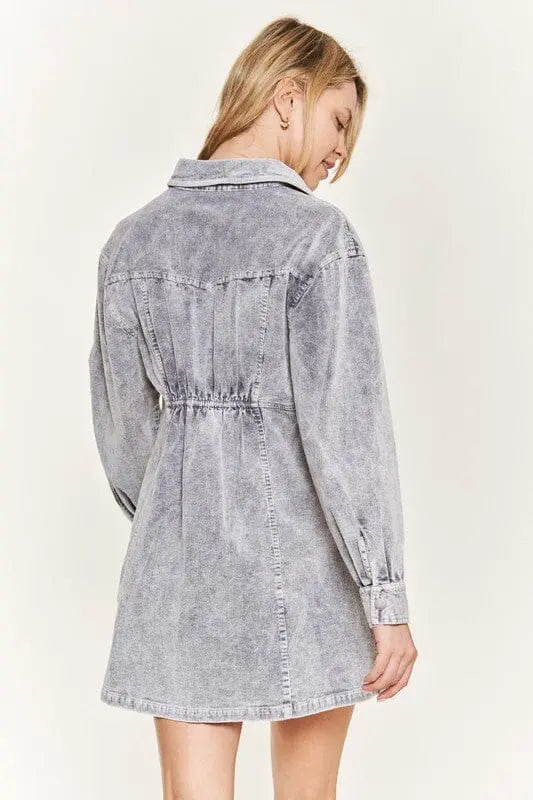 Jade By Jane Washed Corduroy Mini Dress corduroy dress Jade By Jane