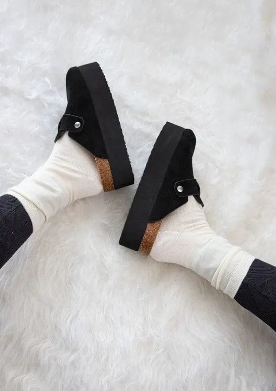 JASMINE SLIP ON PLATFORM CLOG Maker's Shoes