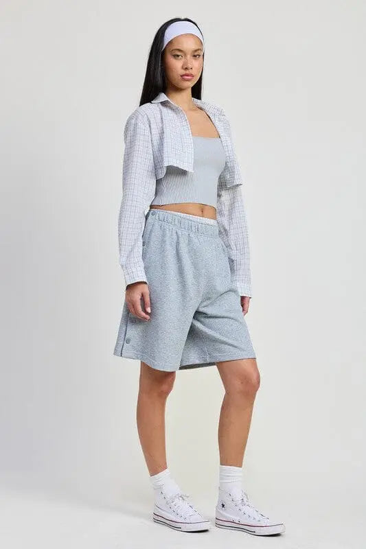 LONG SLEEVE COLLARED BUTTON UP SHIRT Emory Park