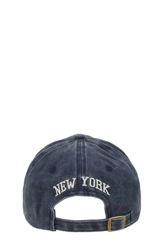 NY Embroidered Baseball Hat NY baseball hat Poet Street Boutique
