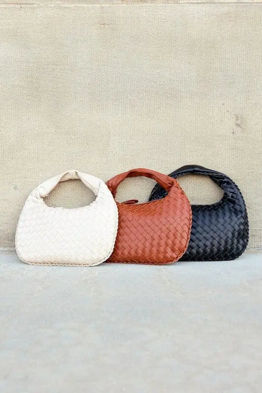 Paige Woven Handbag Aili's Corner