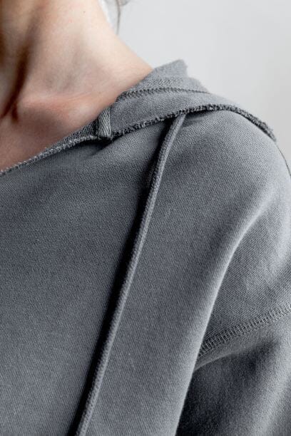 Raw Edges Cropped Hoodie and Short Set hoodie and short set Hope Horizon