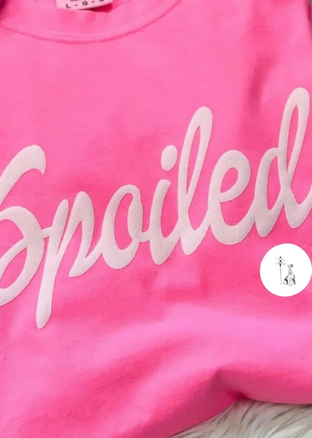 Spoiled Puff Print Graphic Tee graphic tee Poet Street Boutique