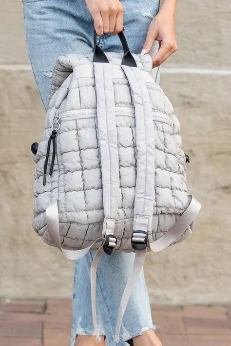 Stevie Quilted Puffer Backpack Aili's Corner