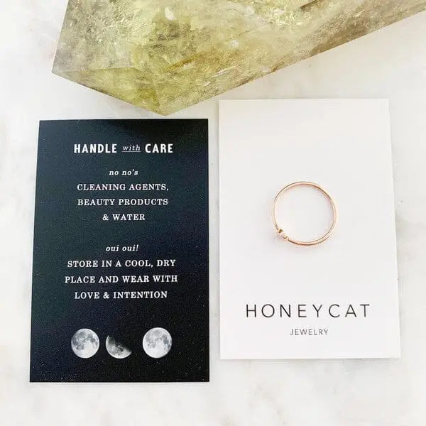 Tiny Circle Ring Poet Street Boutique