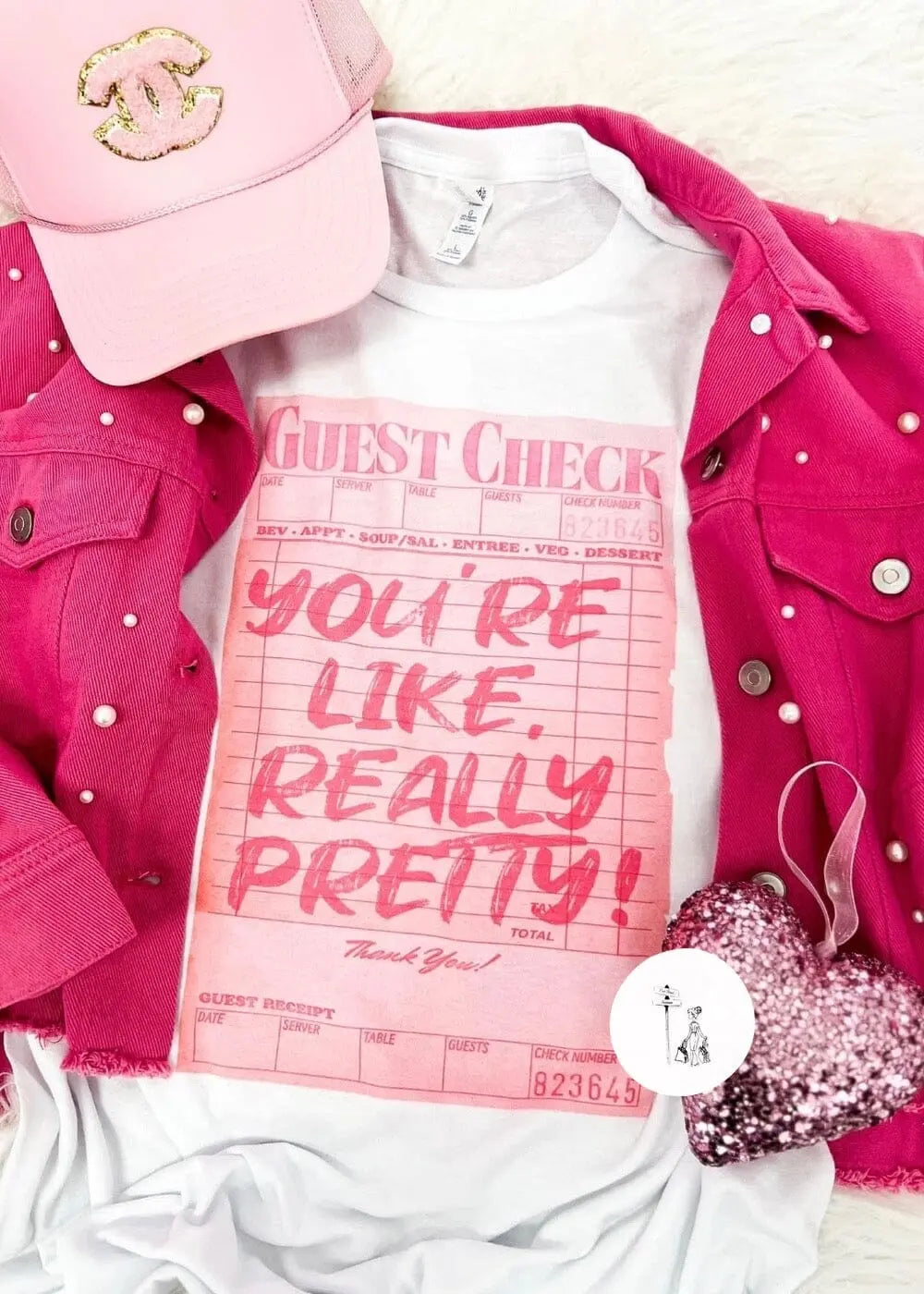 You’re Like Really Pretty Graphic Tee graphic tee Poet Street Boutique