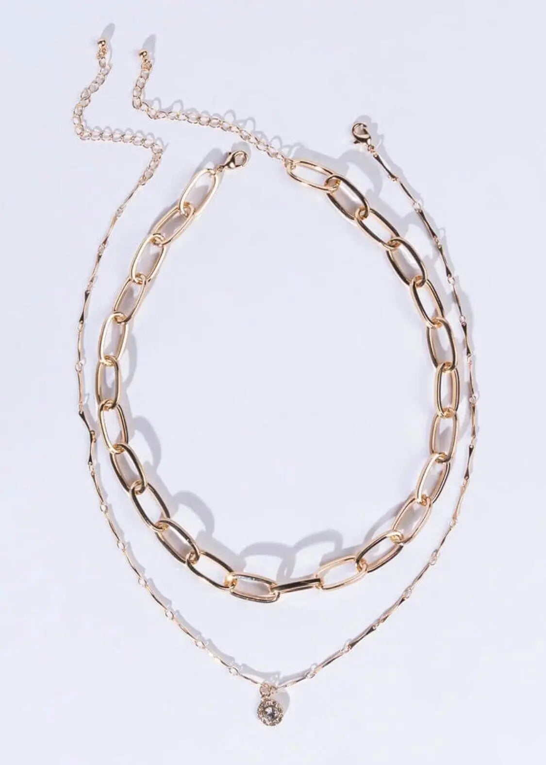 Callie Jewel Link Necklace necklace set Poet Street Boutique