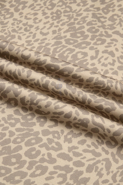 Leopard Star Patch Long Sleeve Top & Pants Set