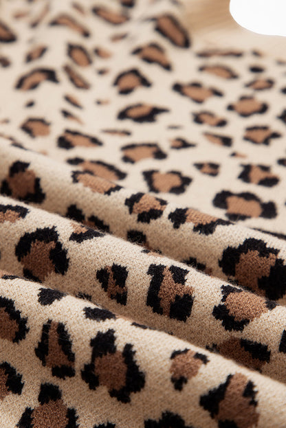 Leopard Dolman Sleeve Sweater