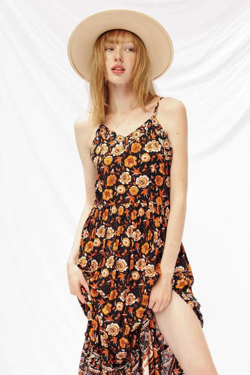 Miss Sparkling Floral Maxi Dress